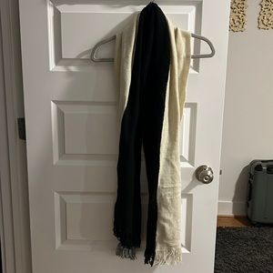 Grey, black and cream wrap/pashmina.